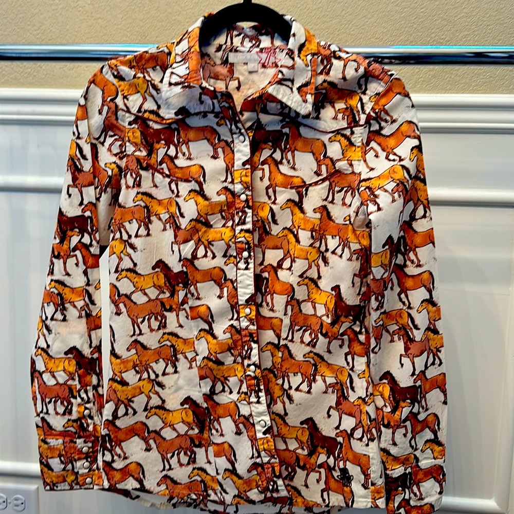 Tin Haul western horse shirt